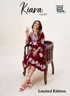 Kiara Vol 3 By Blue Hills Rayon Printed Anarkali Kurtis Wholesale Market
